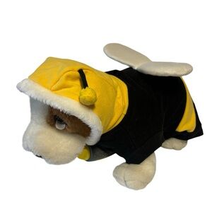 Dog Outfit Bumblebee Med black yellow EUC